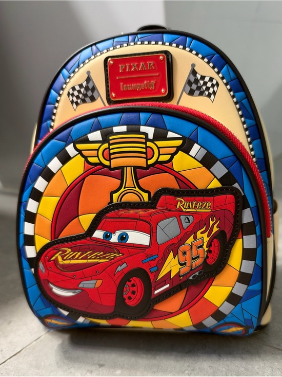 Loungefly Handbags - Disney Pixar Cars Lightning McQueen Loungefly Mini Backpack